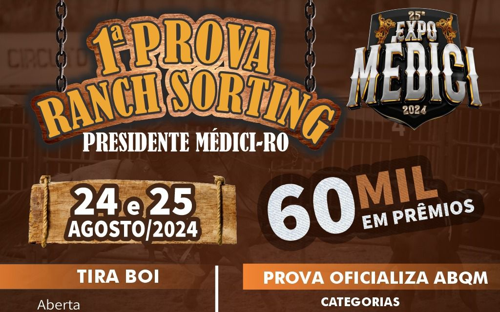 1 ª Prova Ranch Sorting – Tira boi