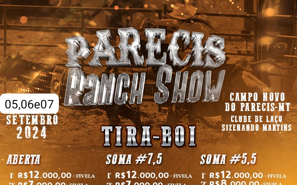 1ª Prova PARECIS RANCH SHOW