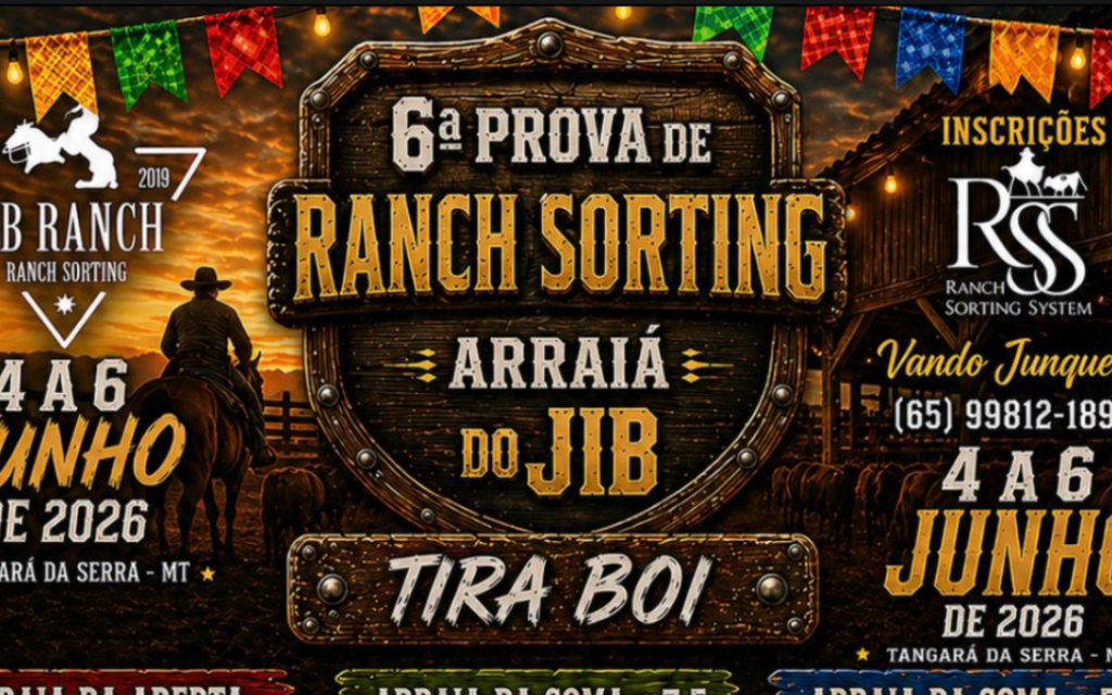 6ª PROVA DE RANCH SORTING - ARRAIÁ DO JIB