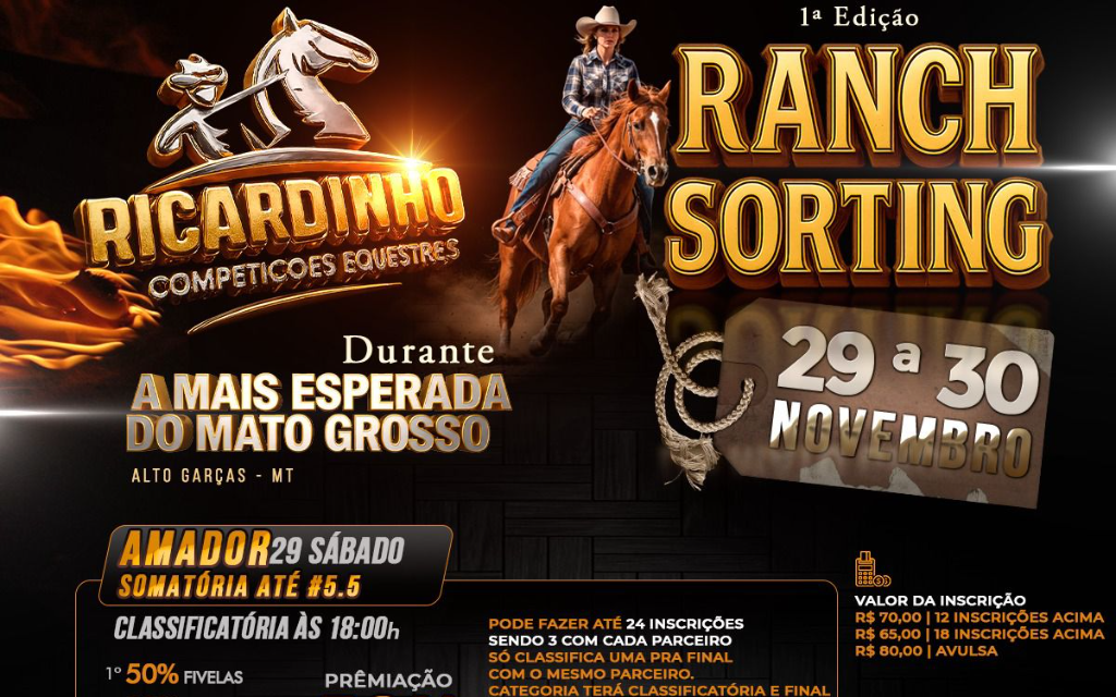 1ª Edição - Ranch Sorting Ricardinho